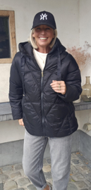 TISHA fancy coat black