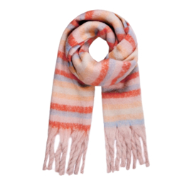 STRIPE ME UP scarf pink