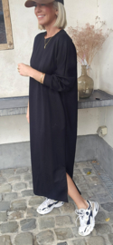 CELIA maxi sweatshirt dress black