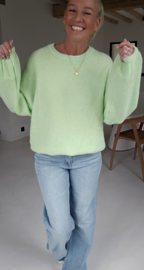 CHARLIZE supersoft knit apple green