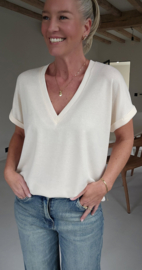 INA viscose tee cream