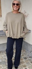 POCKET sweatshirt taupe