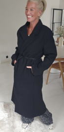 CARA maxi coat black