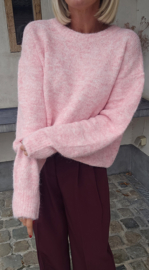 BEZIERS soft knit mêlee pink