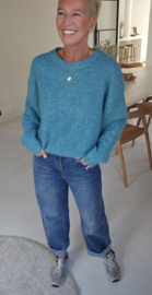 BEZIERS soft knit teal