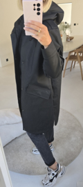 BYE BYE RAINY DAYS raincoat black mat