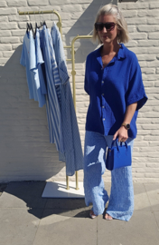 JUNE tetra shirt kobalt blue