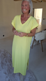MELTE maxi T-shirt dress yellow
