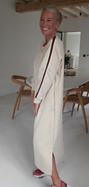 TILLY maxi sweatshirt dress beige
