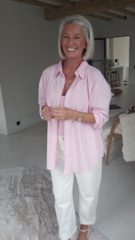 DREAM BIG striped shirt pink