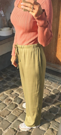 KENSI loose wide leg pants khaki