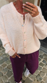 LIESJE cardigan soft powder pink