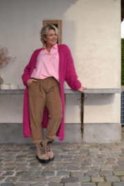 MARIAM maxi cardigan fuschia