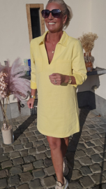 THE PERFECT JEANS 2 longsleeve dress yellow