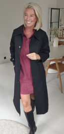 CHRISTA trench coat black