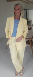CECILIA suit blazer pastel yellow