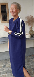 TILLY maxi sweatshirt dress navy