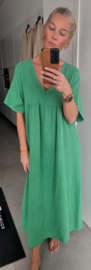 RIMINI maxi tetra dress green