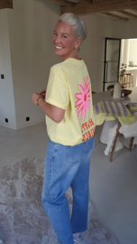 HAPPY T-shirt yellow