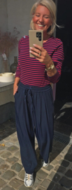 RUBY loose pants navy