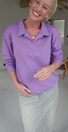 BRIGITTE collar sweatshirt darker lilac