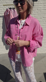 THE PERFECT JEANS jacket fuschia
