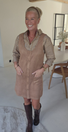 SIANNA suede dress camel