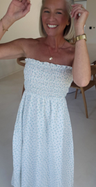 POLLINE maxi tetra bustier dress