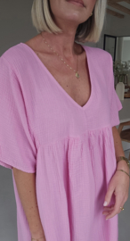RIMINI maxi tetra dress baby pink