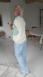 ROSALINE stripe shirt green