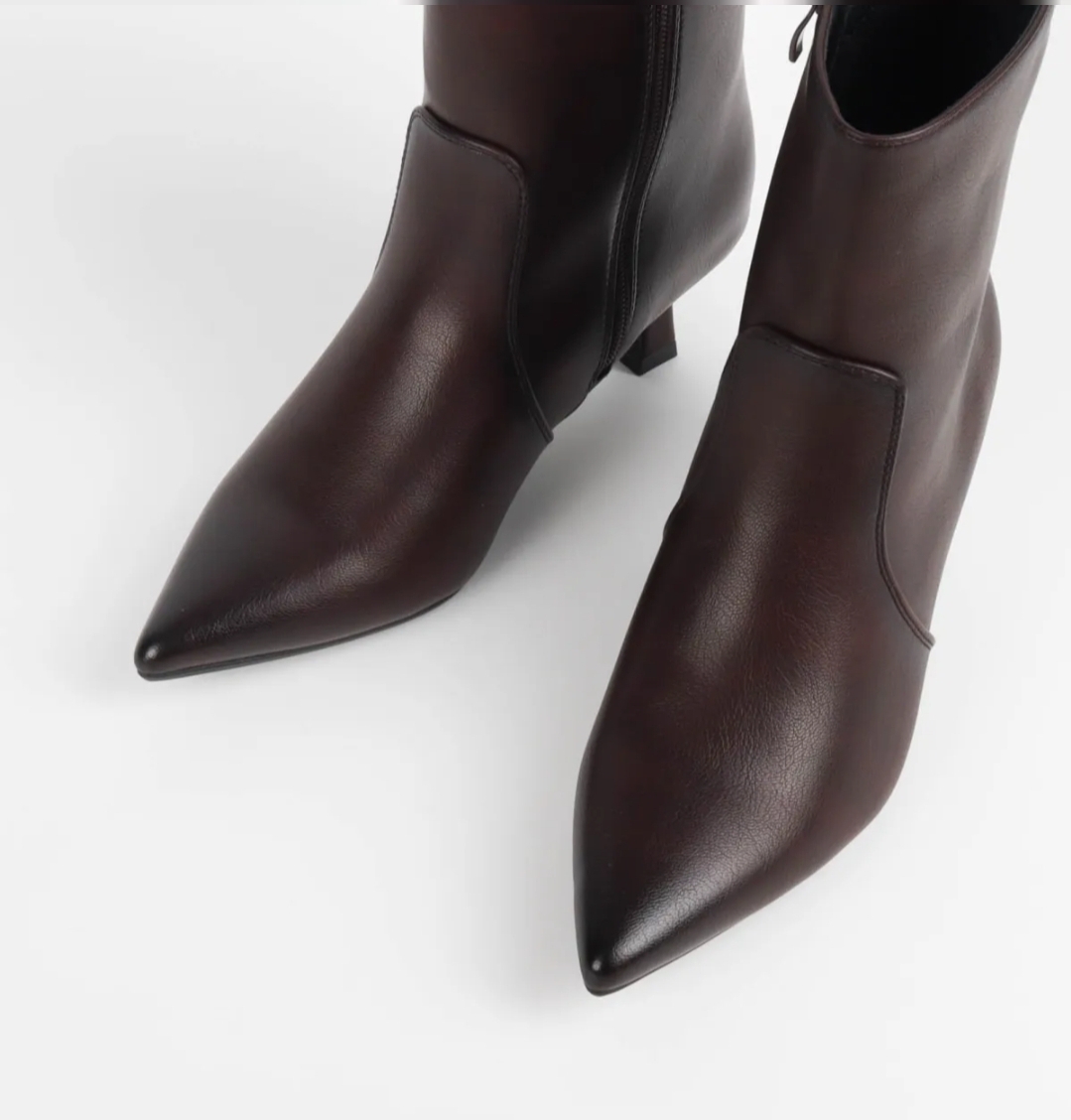GILDE short boots burgundy