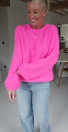 CHARLIZE supersoft knit neon pink