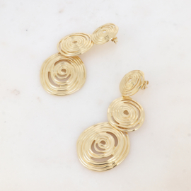 BELINDE ear studs gold