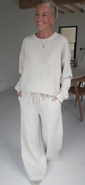 ALBA jogger set soft mêlee beige