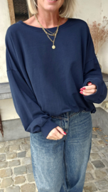 BEA cotton sweatshirt navy