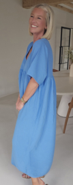 RIMINI maxi tetra dress blue