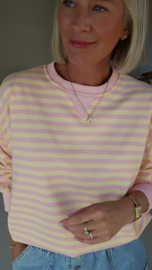 AMANDE striped sweatshirt