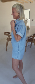 JINA jeans playsuit blue