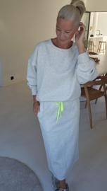 ELIE sweatshirt set soft grey