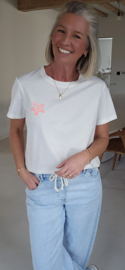 STARFISH cotton T-shirt neon pink