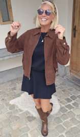 ANGIE corduroy jacket chocolat