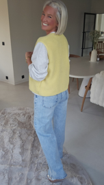GOLDEN HOUR sleeveless jacket yellow