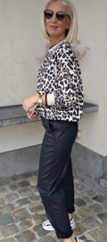 LEO sweatshirt black beige