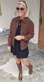 ANGIE corduroy jacket chocolat