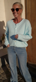 LIESJE cardigan soft turquoise