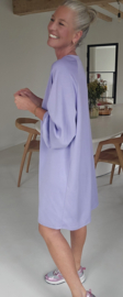 ARIEL sweatshirt dress lilac