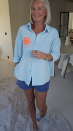 LE SOLEIL tetra shirt blue