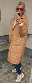 ANDA maxi jacket camel