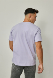 BASIC cotton tee lilac