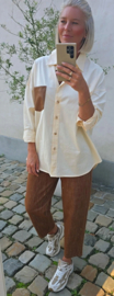 MADISON oversized cotton shirt vanilla